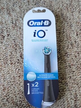 iO Replacement Brush Heads - Ultimate Clean Black/Blue (2 Pack)